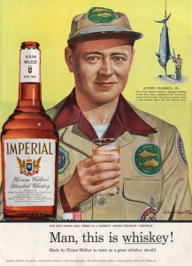 Hiram Walker's Imperial Whiskey - USA - 1955