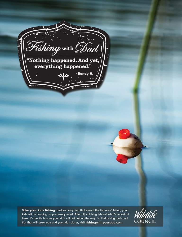 fishing with dad - Pêcher avec papa spécial fête des pères Colorado Wildlife Council: Everything Nothing happened. And yet, everything happened. Rien ne s'est passé. Et déjà, tout est arrivé